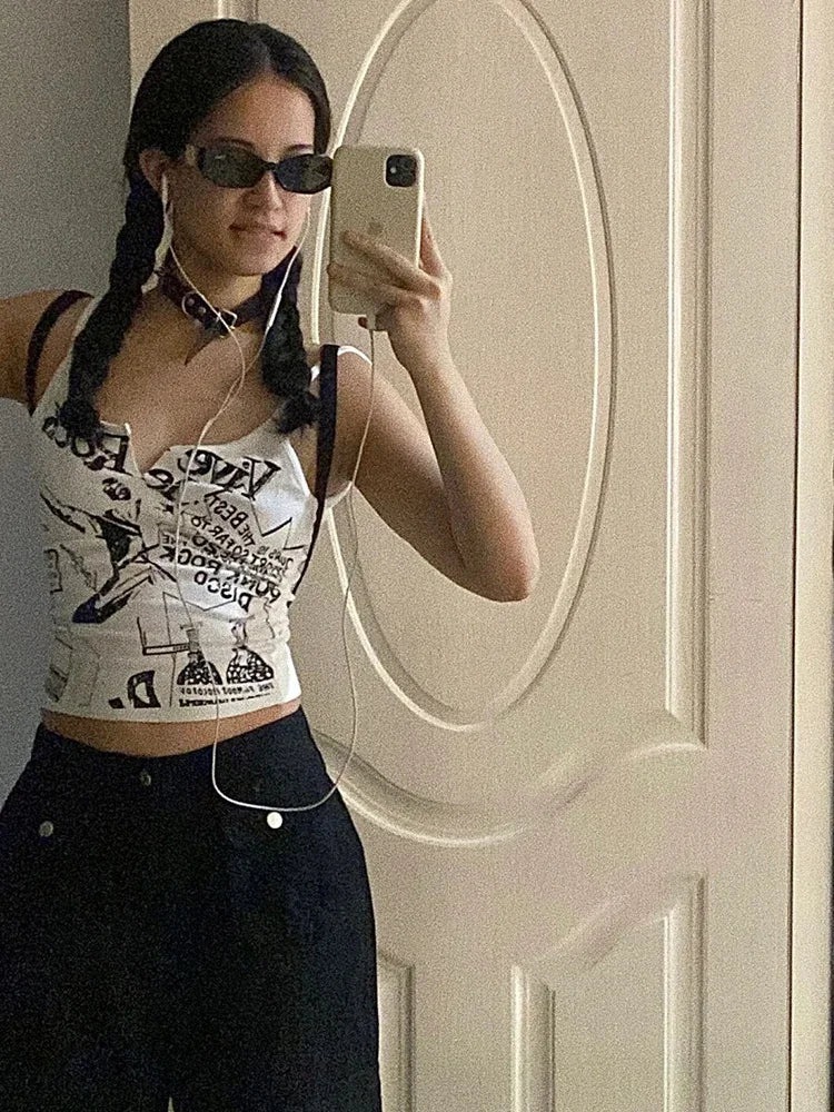 Sleeveless Y2k Tank Top
