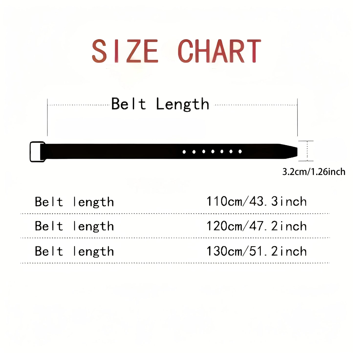 Gothic Buckle Leather Belt