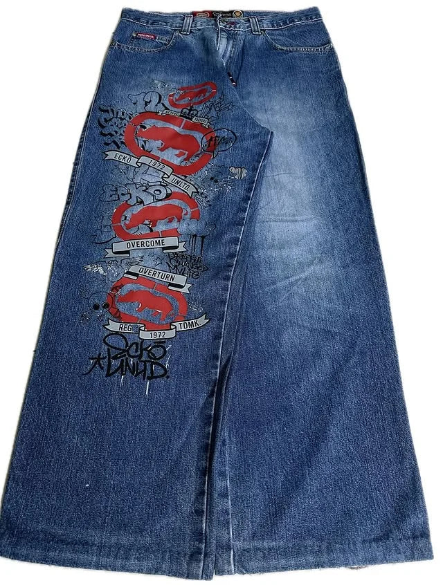 Ecko Wide Leg Baggy Jeans