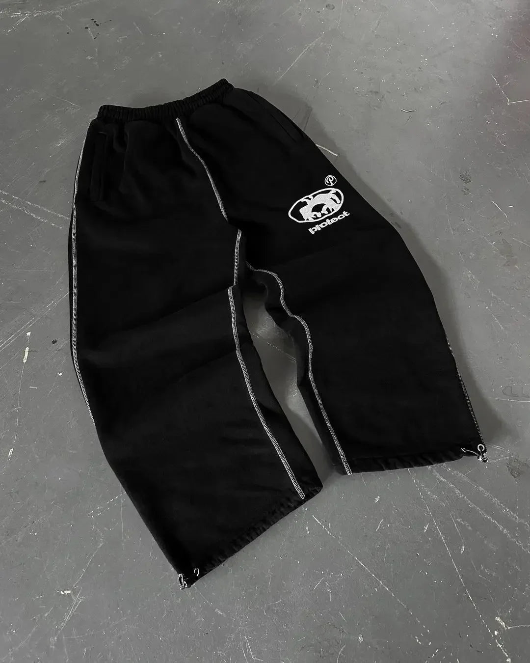 Striped Streetwear Baggy Sweatpants
