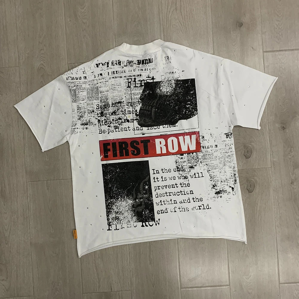 Diamond Cropped Graphic Tee