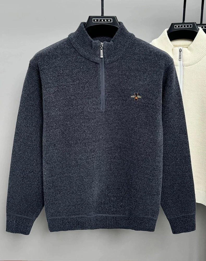 Luxury Quarter Zip Sweatshirt