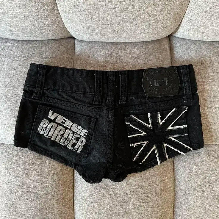 Graphic Print Y2k Shorts for Women