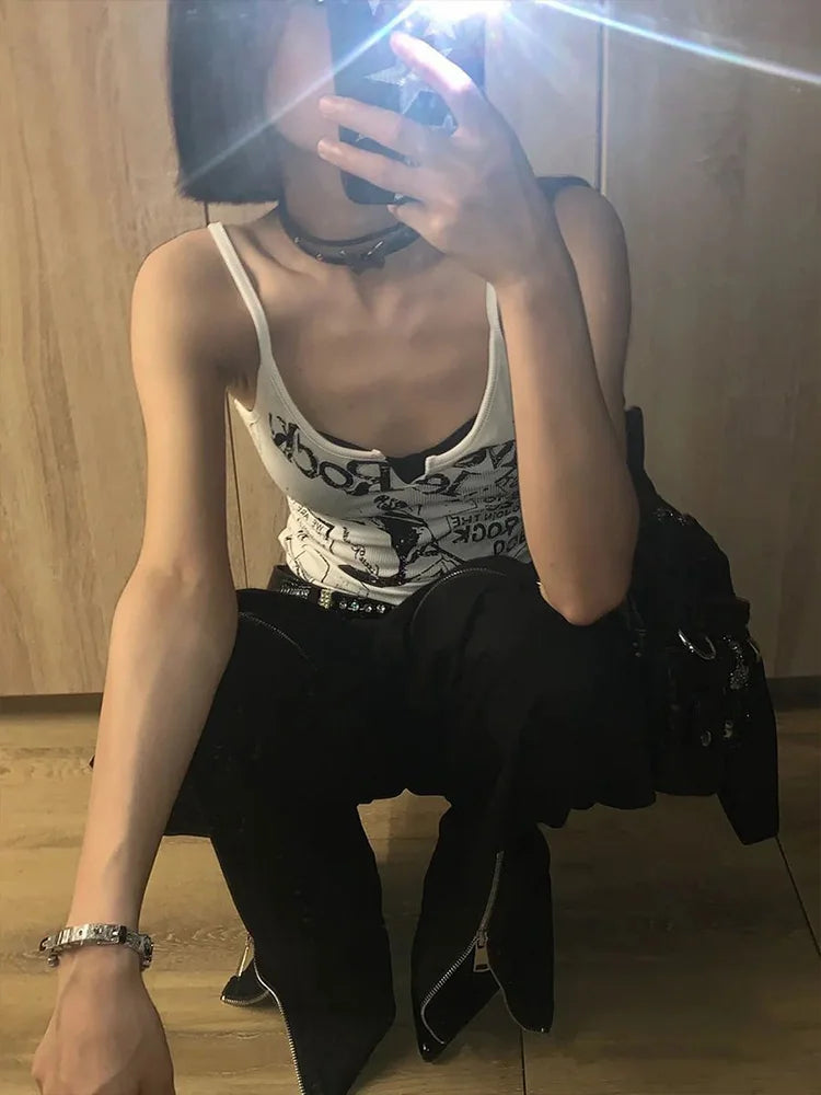 Sleeveless Y2k Tank Top