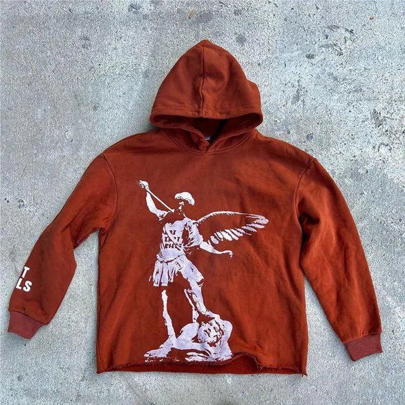 Streetwear Letter Text Hoodie
