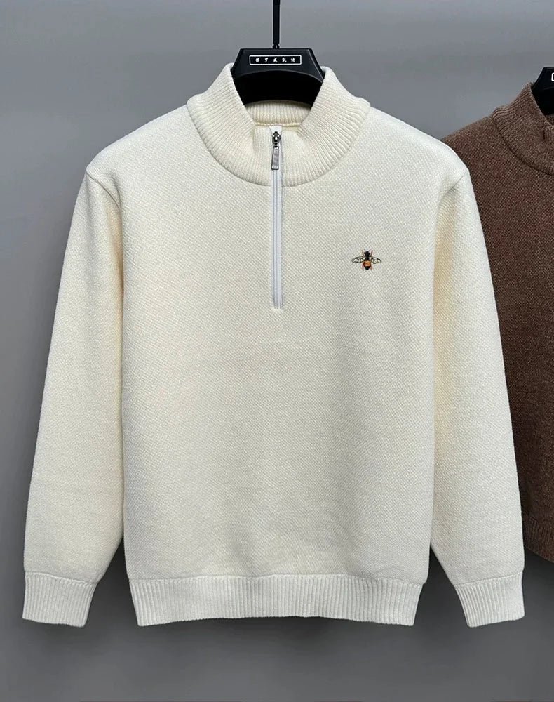 Luxury Quarter Zip Sweatshirt