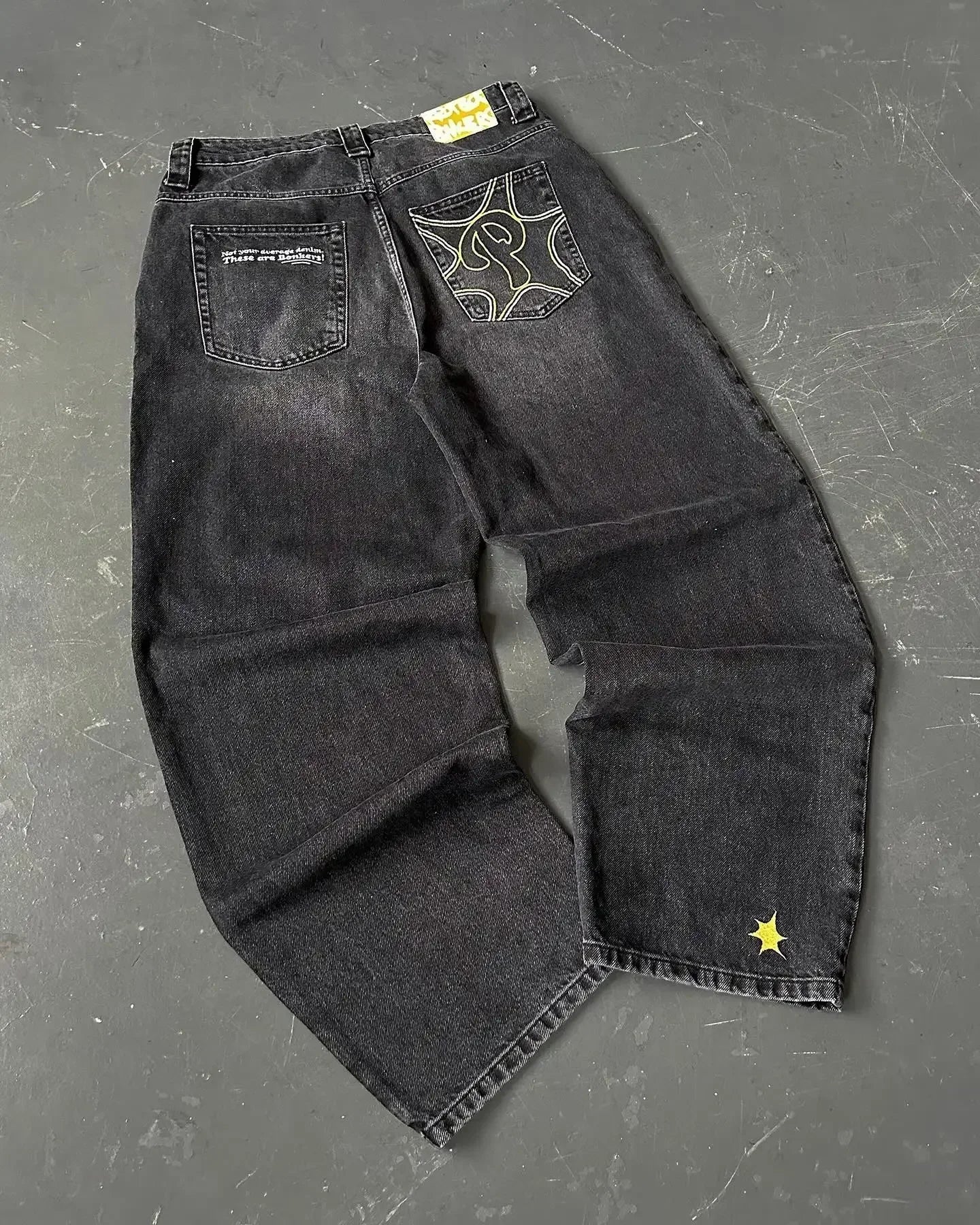 Cross Pocket Gothic Jeans