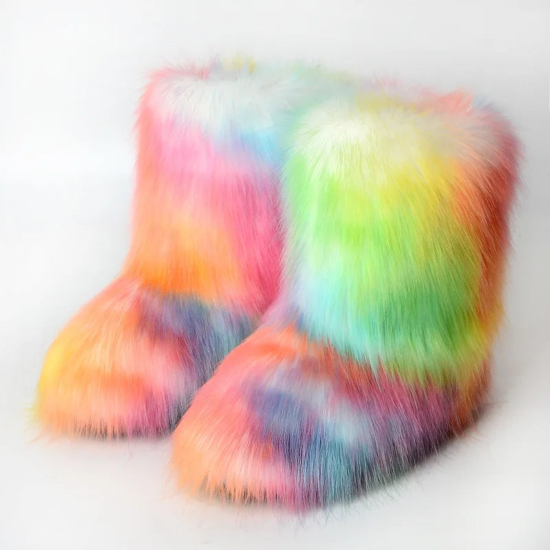Faux Fur Winter Boots