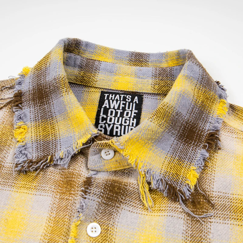 Cough Syrup Short-Sleeve Button up
