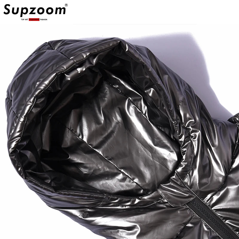 Glossy Unisex Puffer Coat