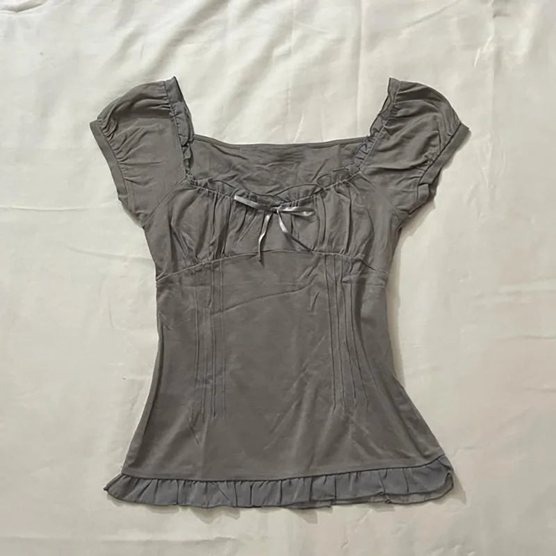 Striped Collar Polo T-shirt