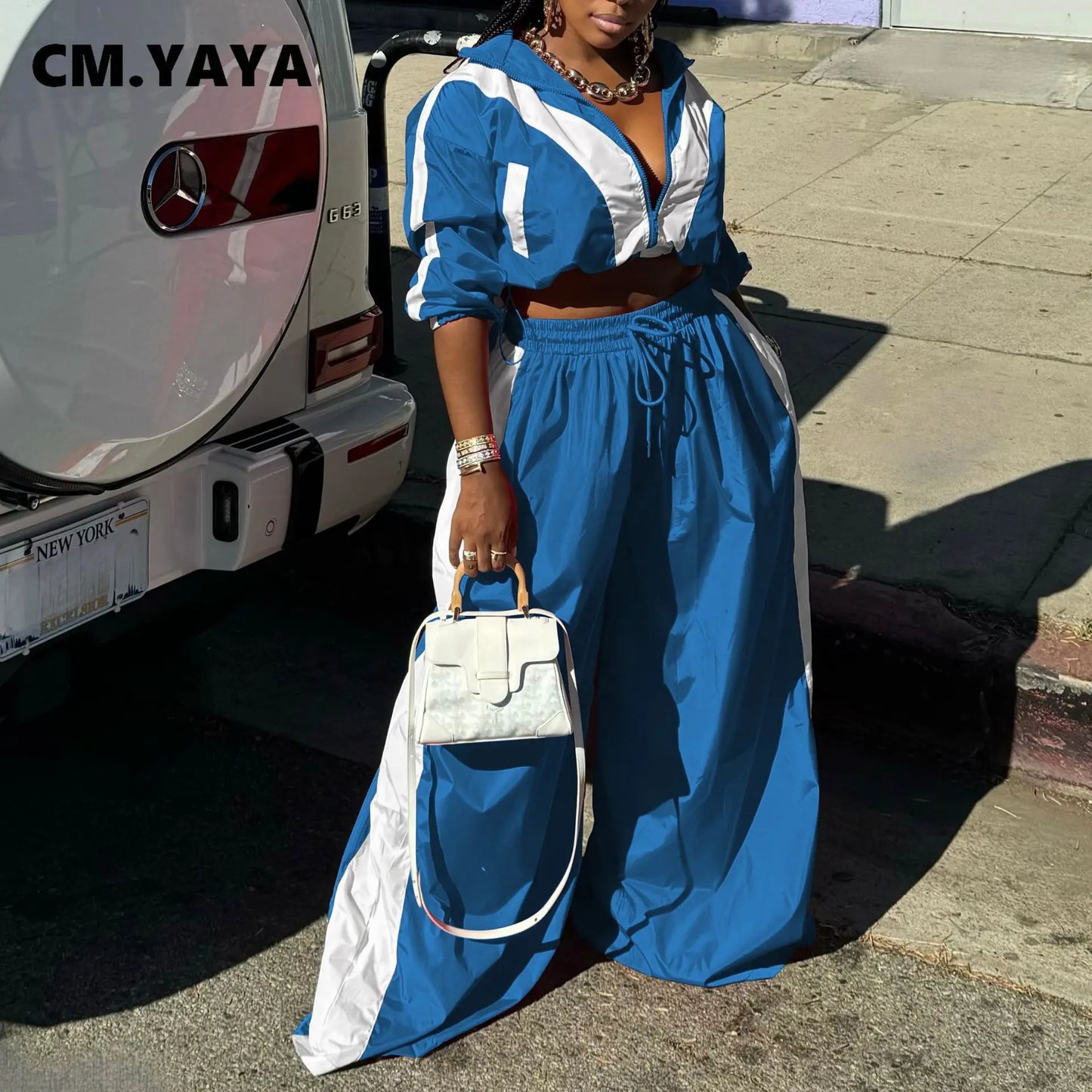 Wide leg y2k Women's set