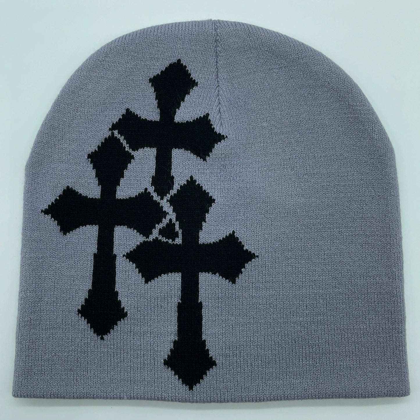 Crucifix Knitted Hat
