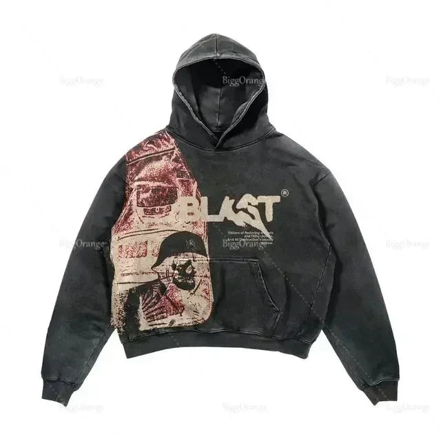 Gothic Streetwear Hoodie