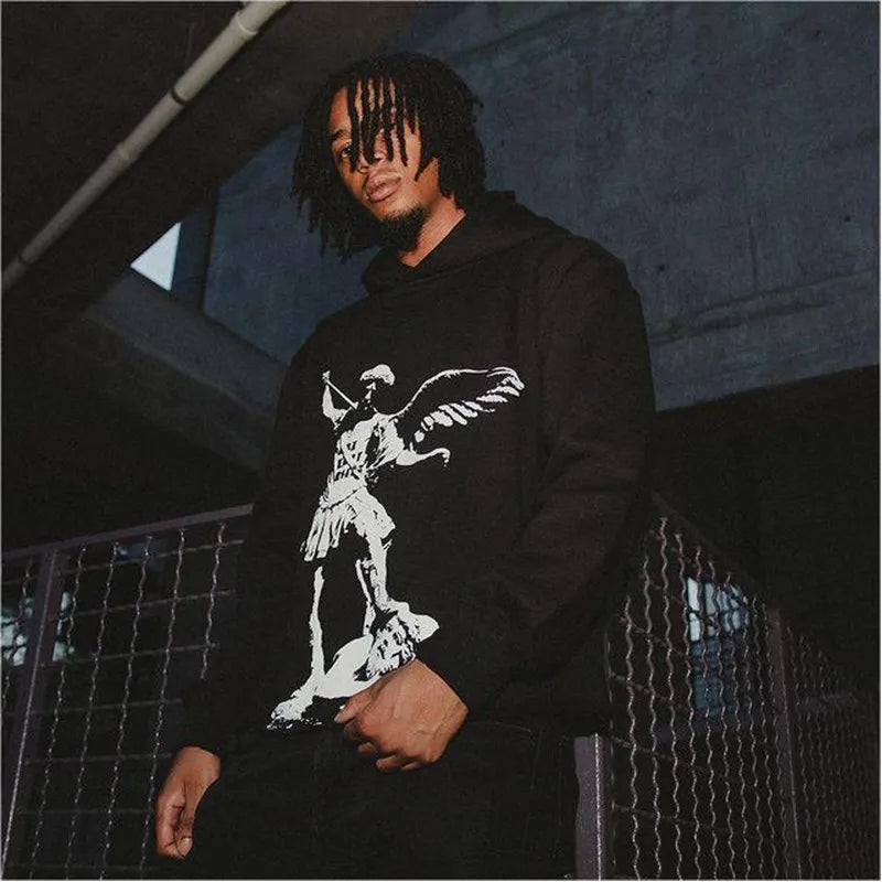 Streetwear Letter Text Hoodie