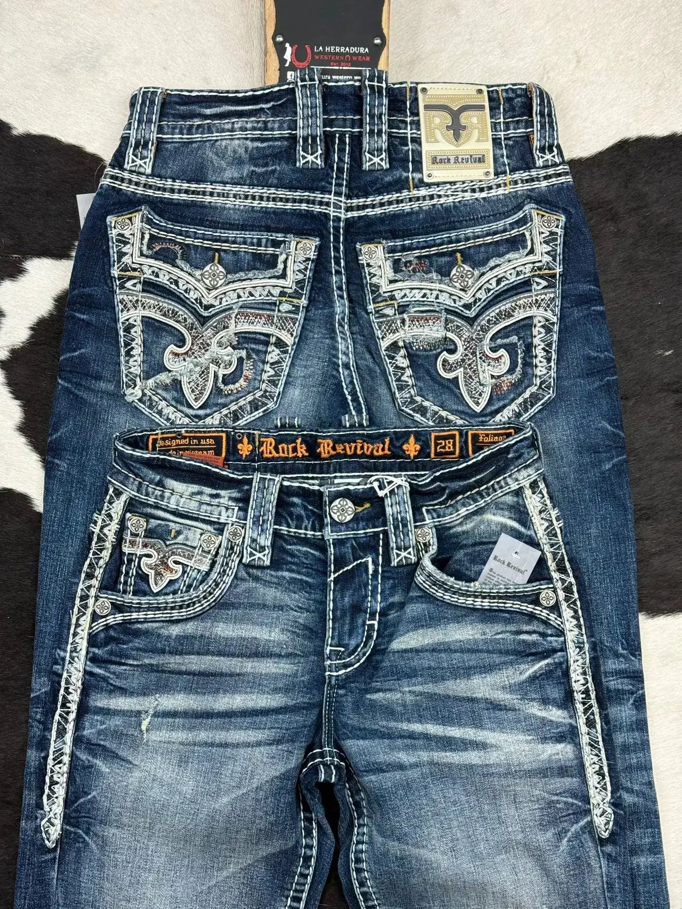 Cross Pocket Gothic Jeans