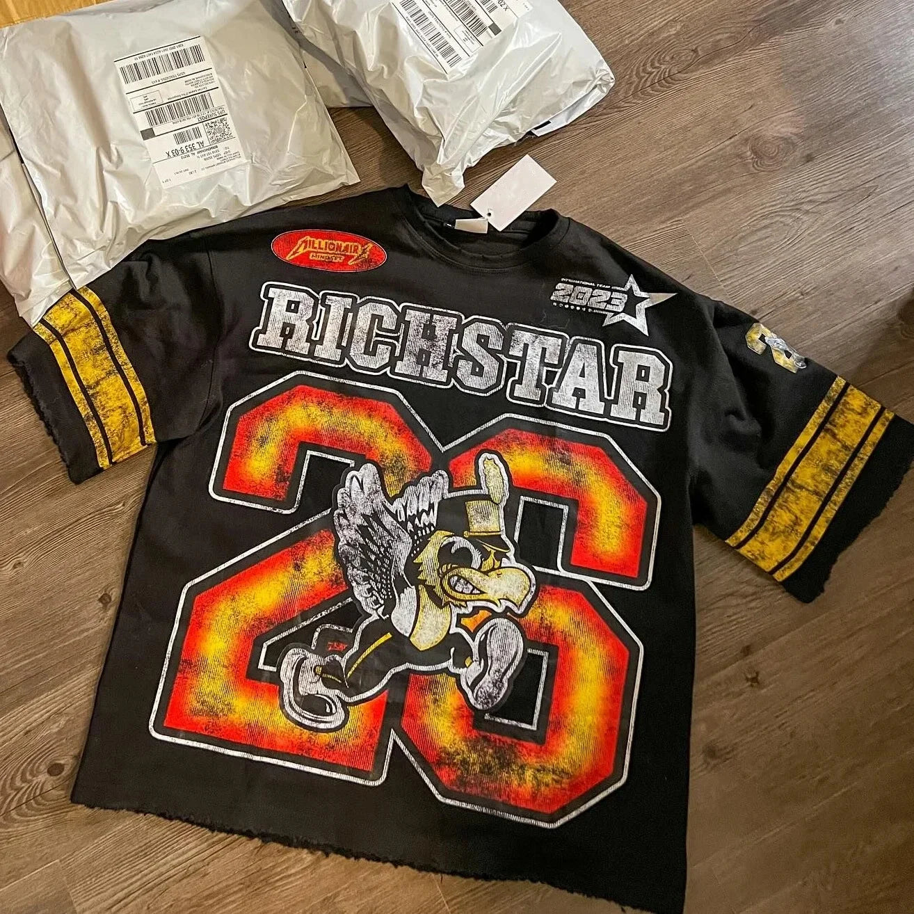 Streetwear Style Jersey T-shirt