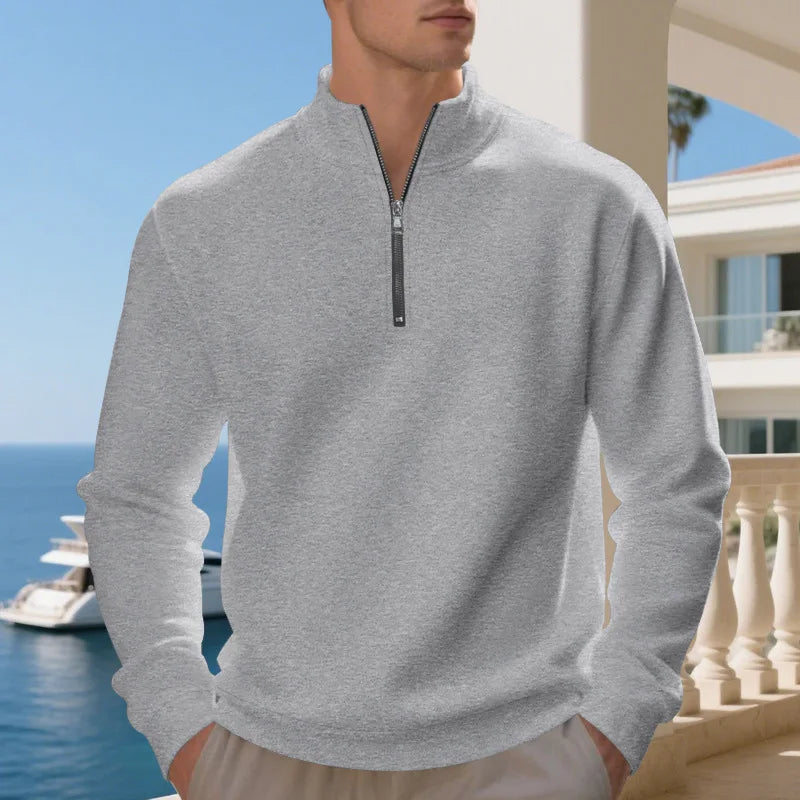 Men's Fleece Quarter Zip Sweatshirt