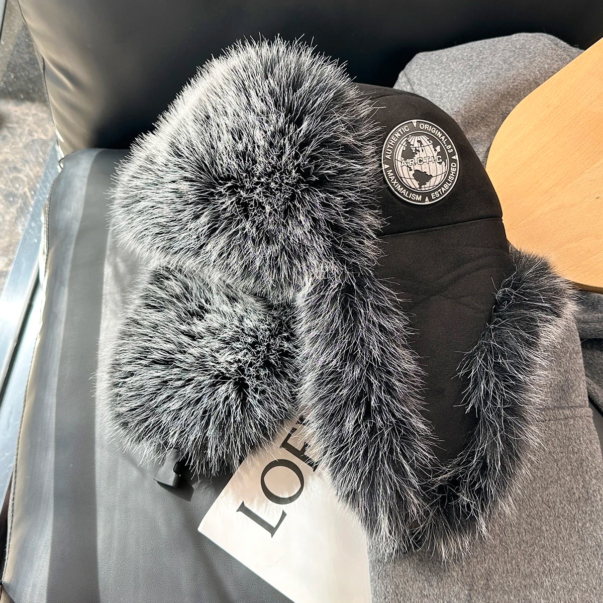 Oversized Aviator Bomber Winter Hat