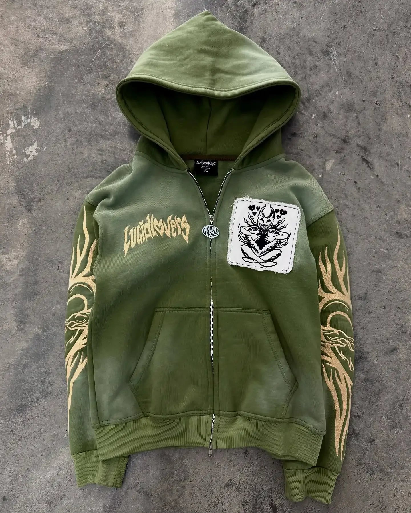 Fur Hooded Zipper Hoodies