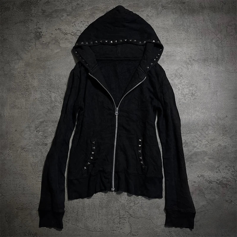 Gothic Emo Fur Hooded Sweaters