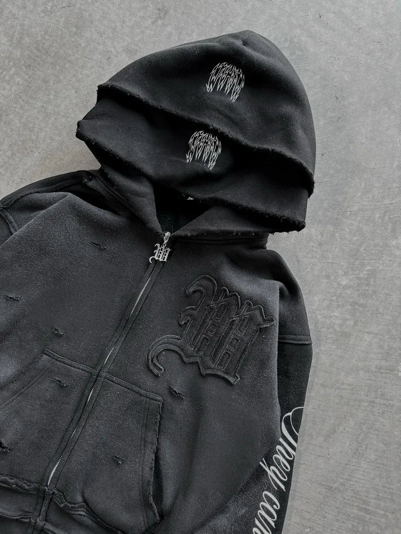 Cursive lettering Hoodie Set