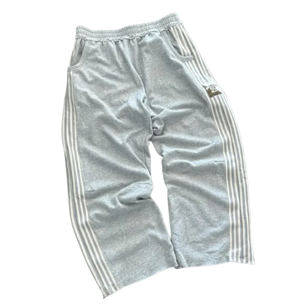 Striped Streetwear Baggy Sweatpants