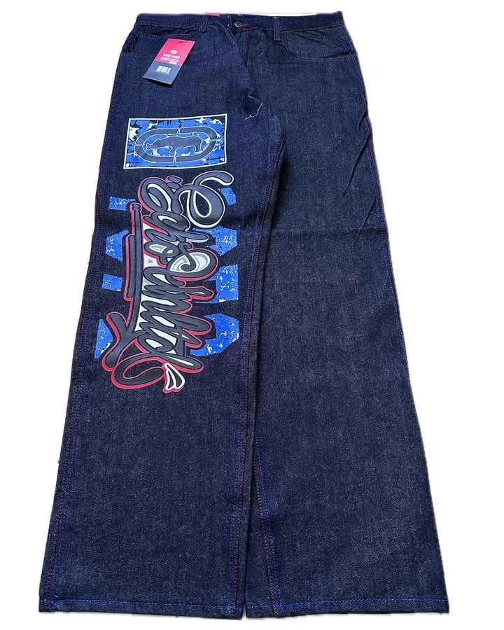 Ecko Wide Leg Baggy Jeans