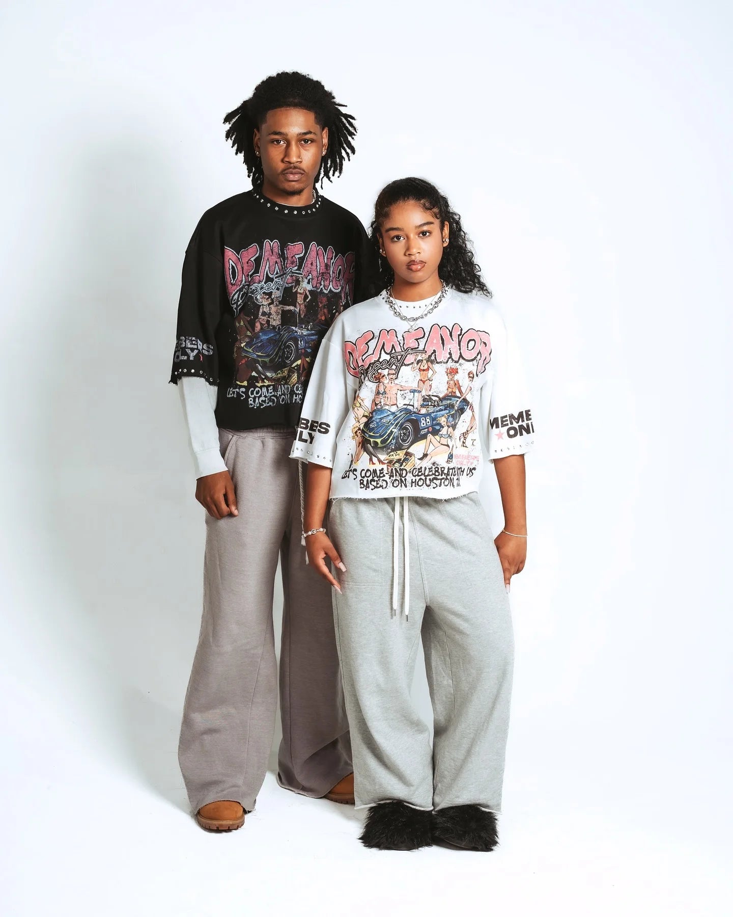 Cropped Y2k Designed T-shirt