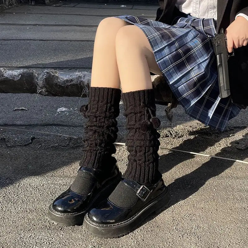 Striped Leg Warmers Women