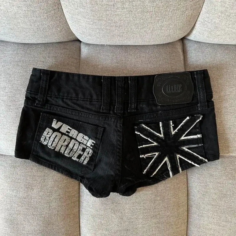 Graphic Print Y2k Shorts for Women