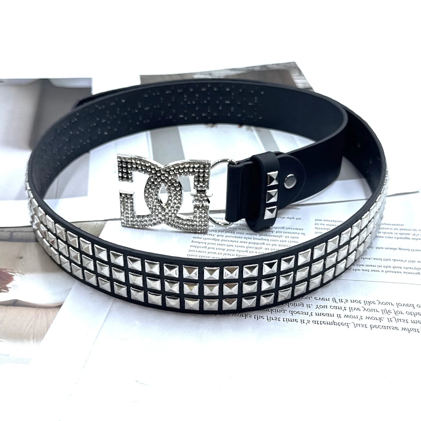 Rhinestone DC Belt