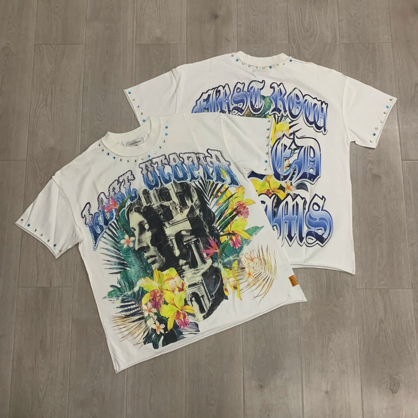 Diamond Cropped Graphic Tee
