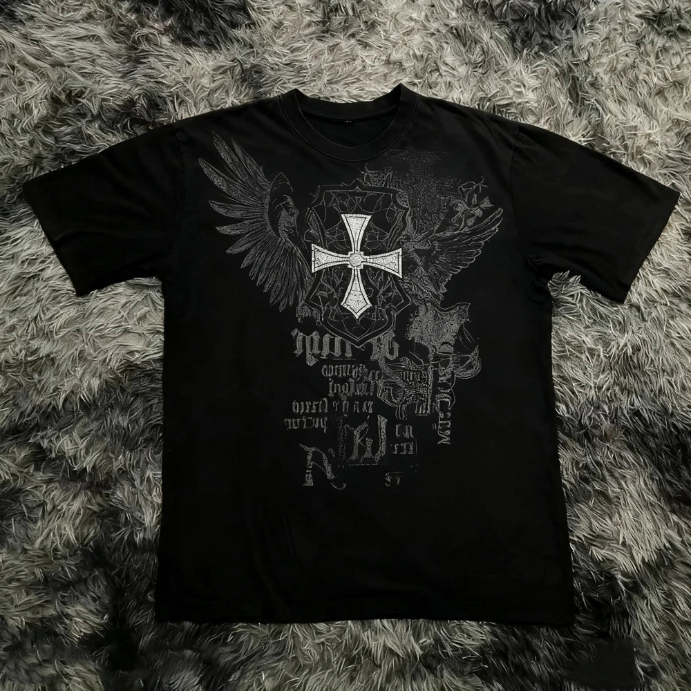 Gothic Design Y2k T-shirt
