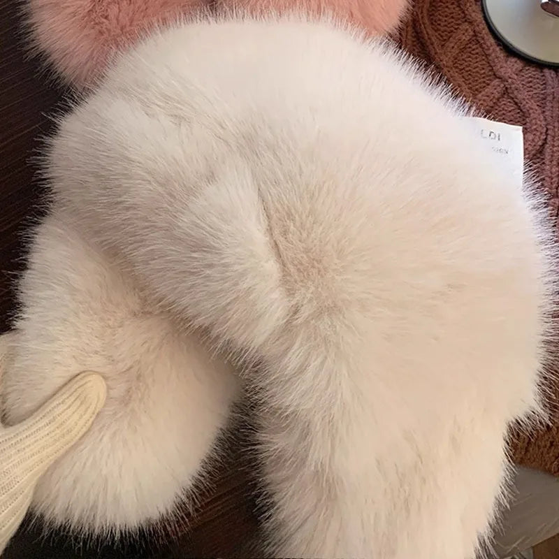 Faux Fur Fuzzy Winter Ushanka Hat