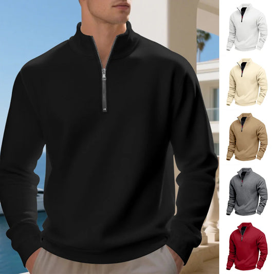 Men's Fleece Quarter Zip Sweatshirt