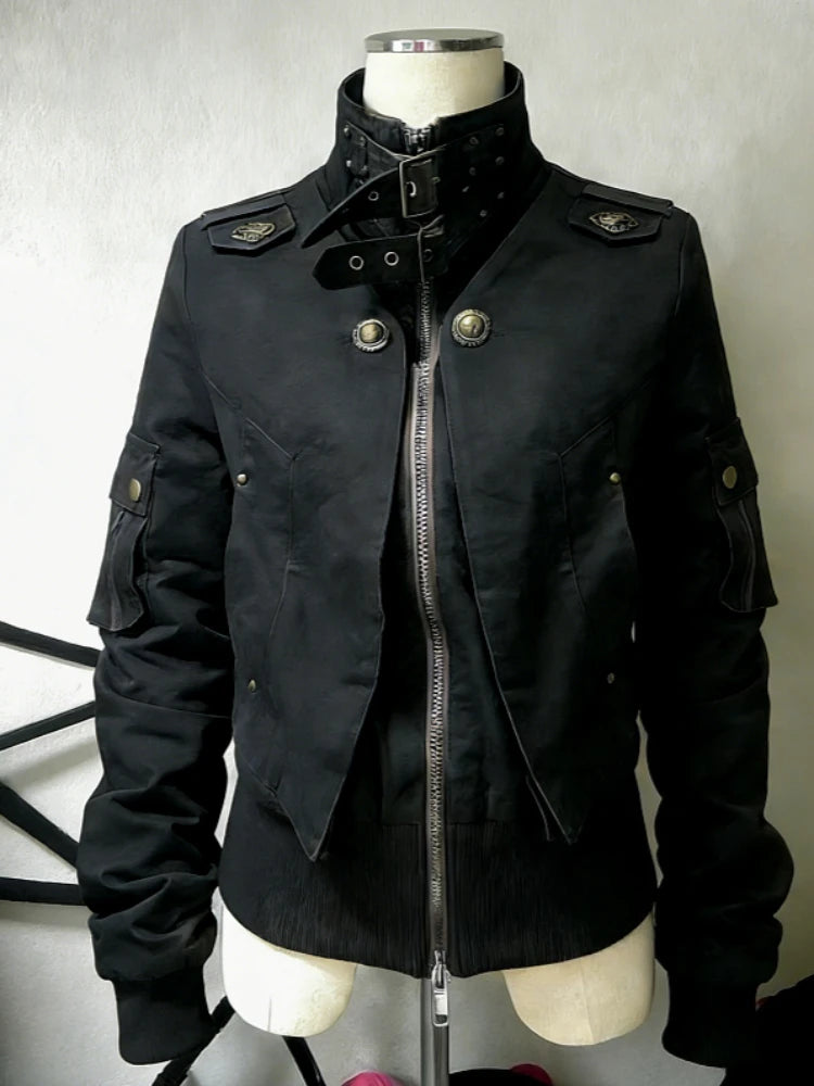 Fur Hooded Warm y2k Jacket