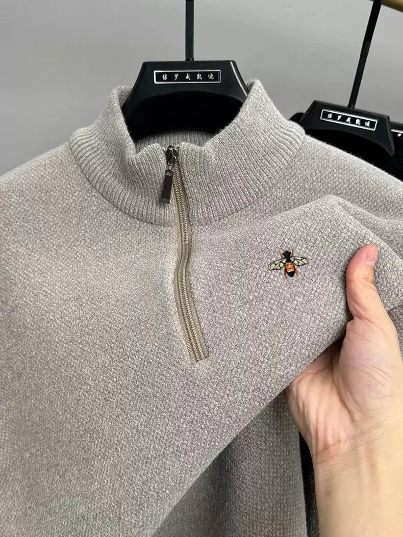 Luxury Quarter Zip Sweatshirt