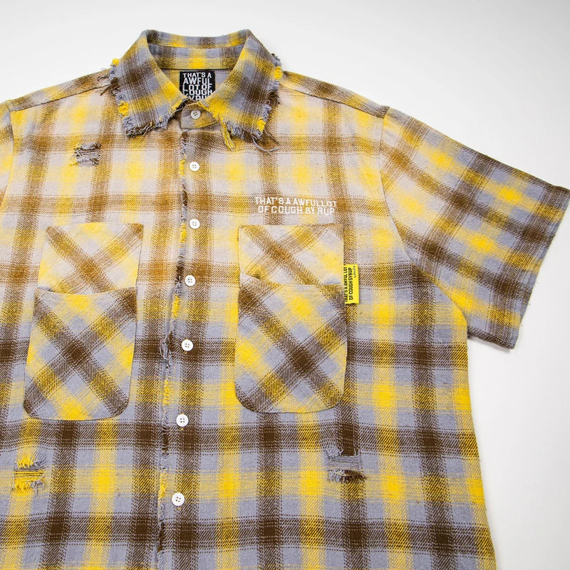 Cough Syrup Short-Sleeve Button up