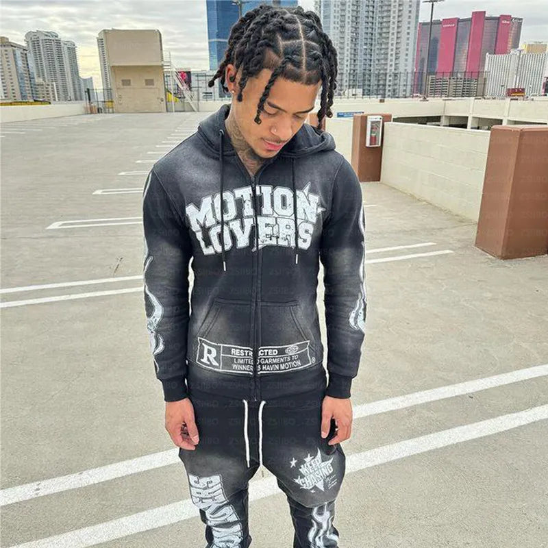 Motion Lovers Street Retro Hoodie