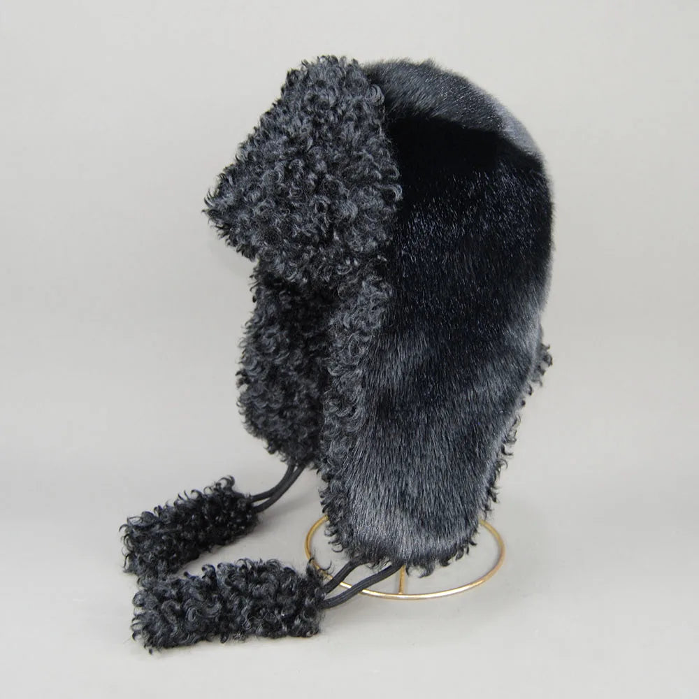 Faux Fur Ushanka Winter Bomber Hat
