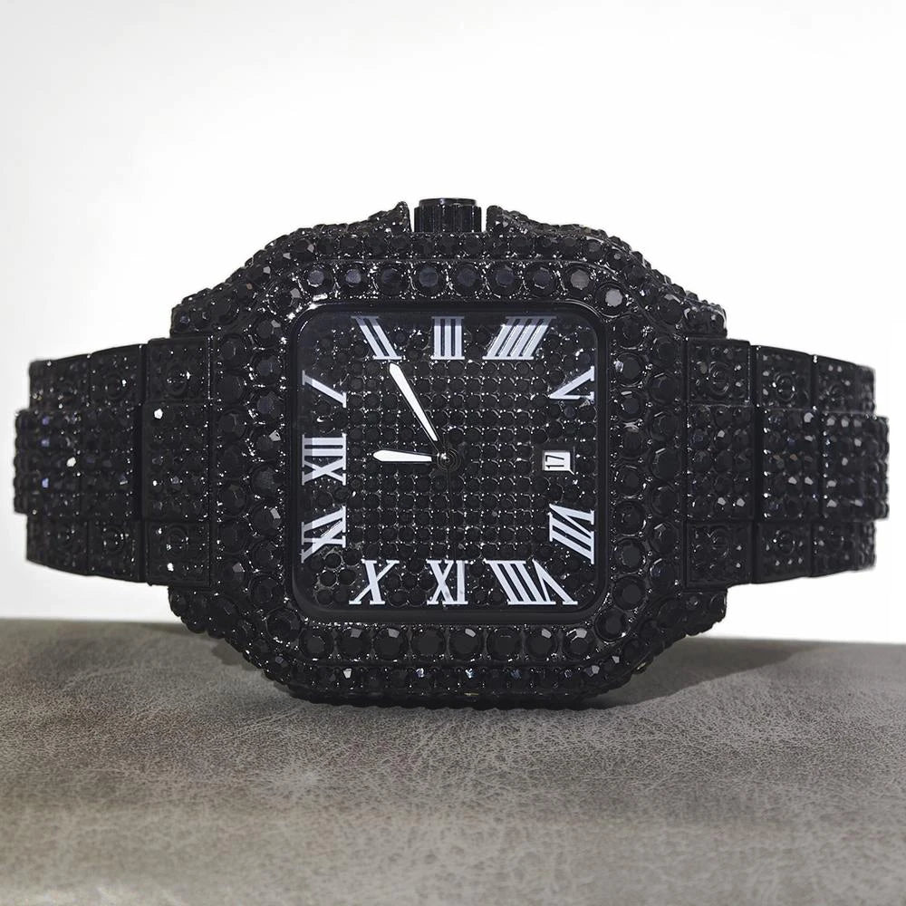 Fully Studded Luxury Watch