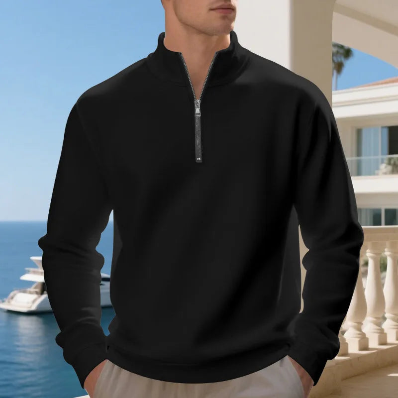 Men's Fleece Quarter Zip Sweatshirt