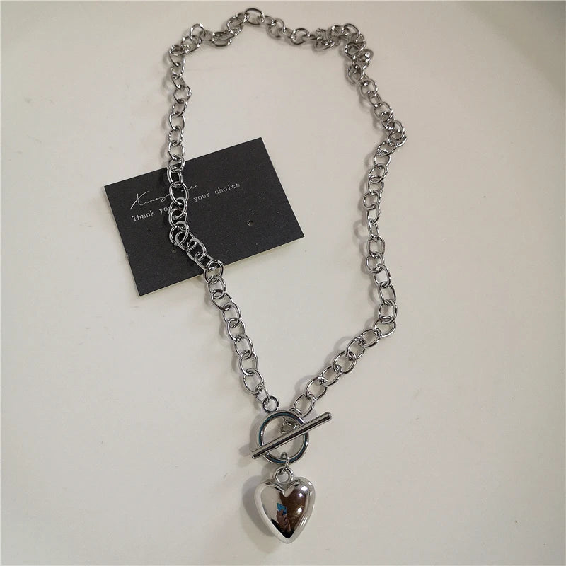 Black Cross Pendant Chain