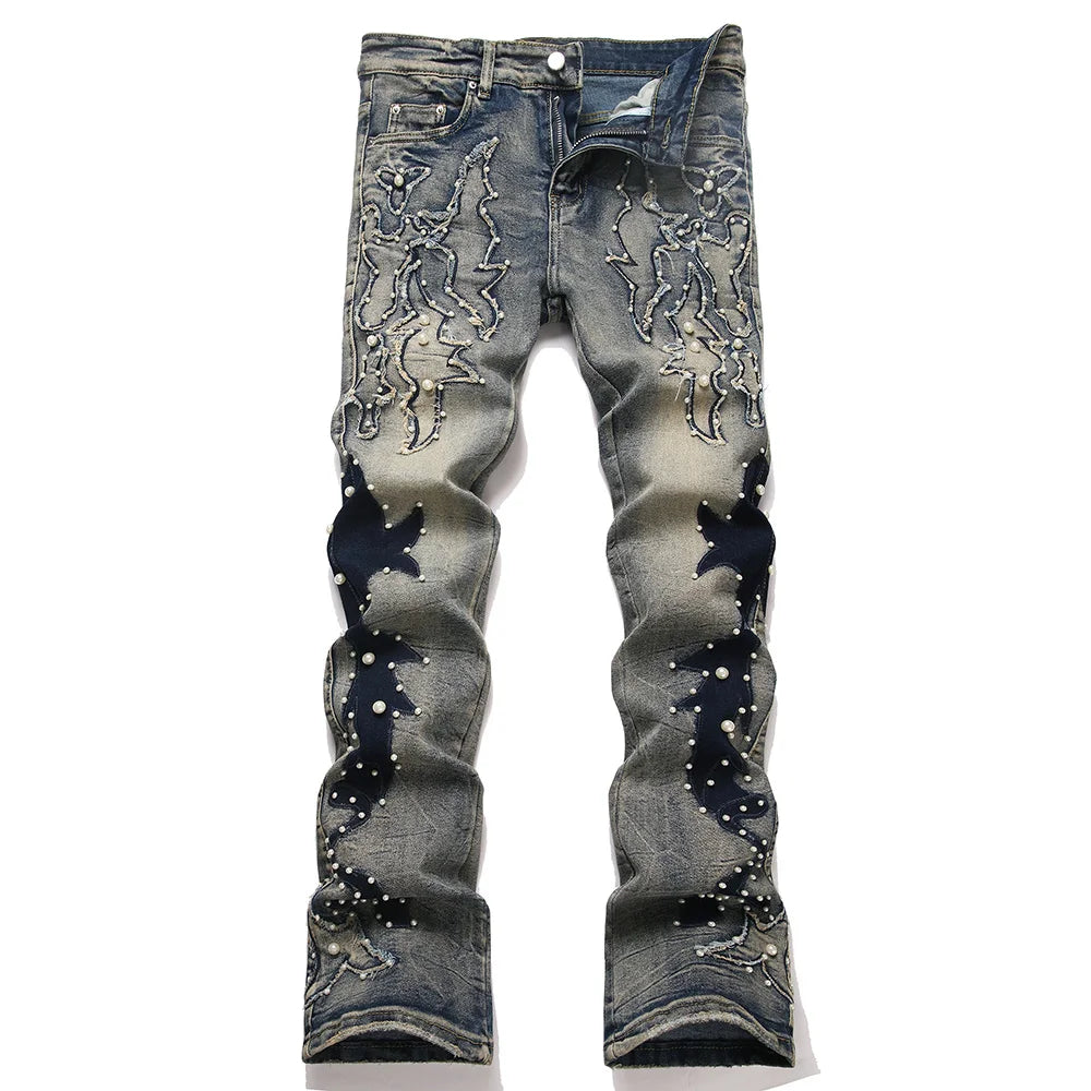 Boot Cut Y2k Stacked Jeans