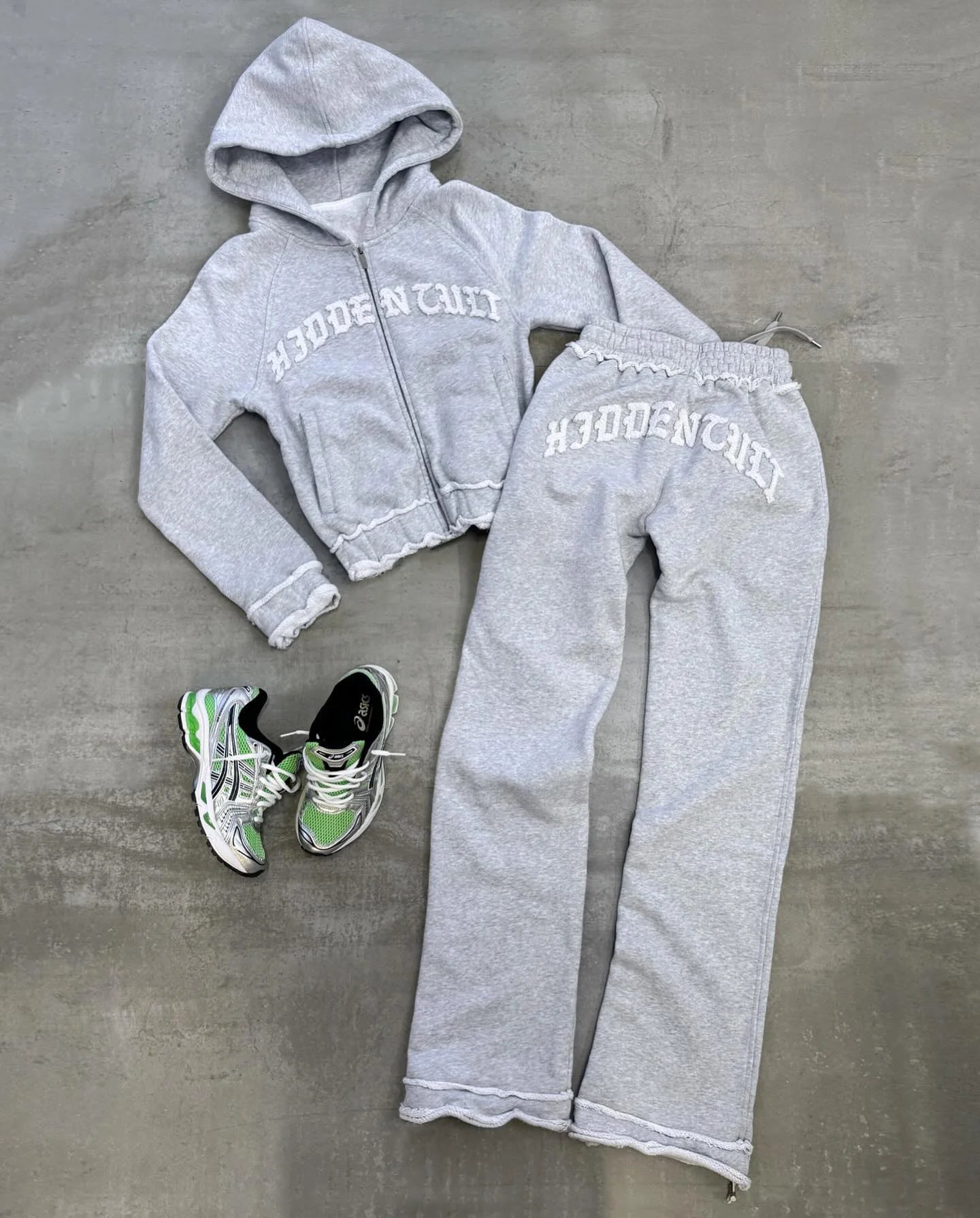 Calligraphy Letter Women's Street wear Set