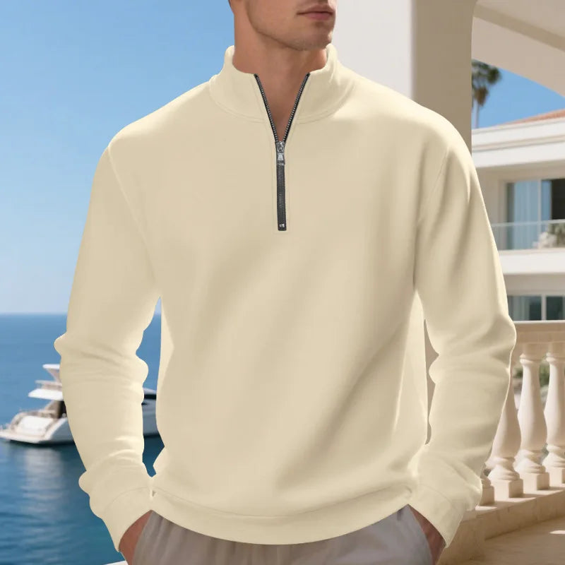 Men's Fleece Quarter Zip Sweatshirt