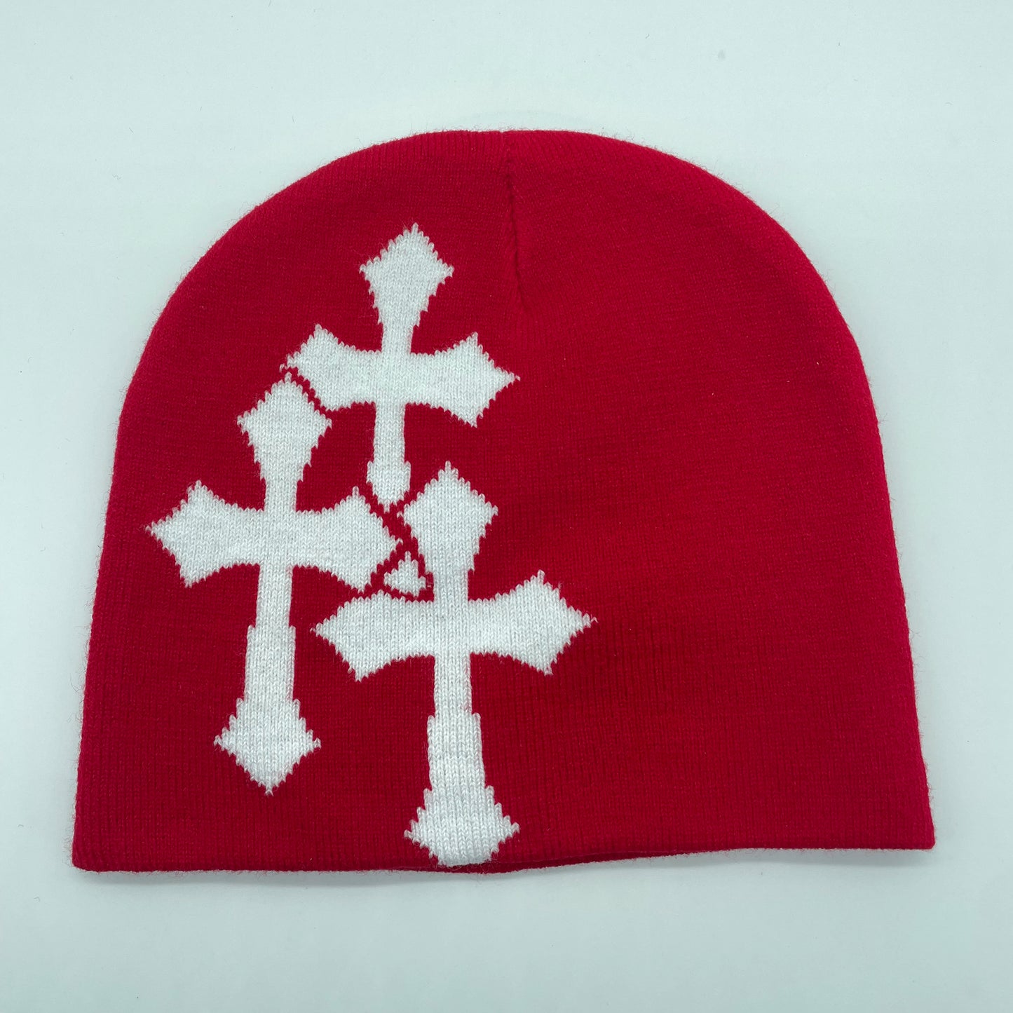 Crucifix Knitted Hat