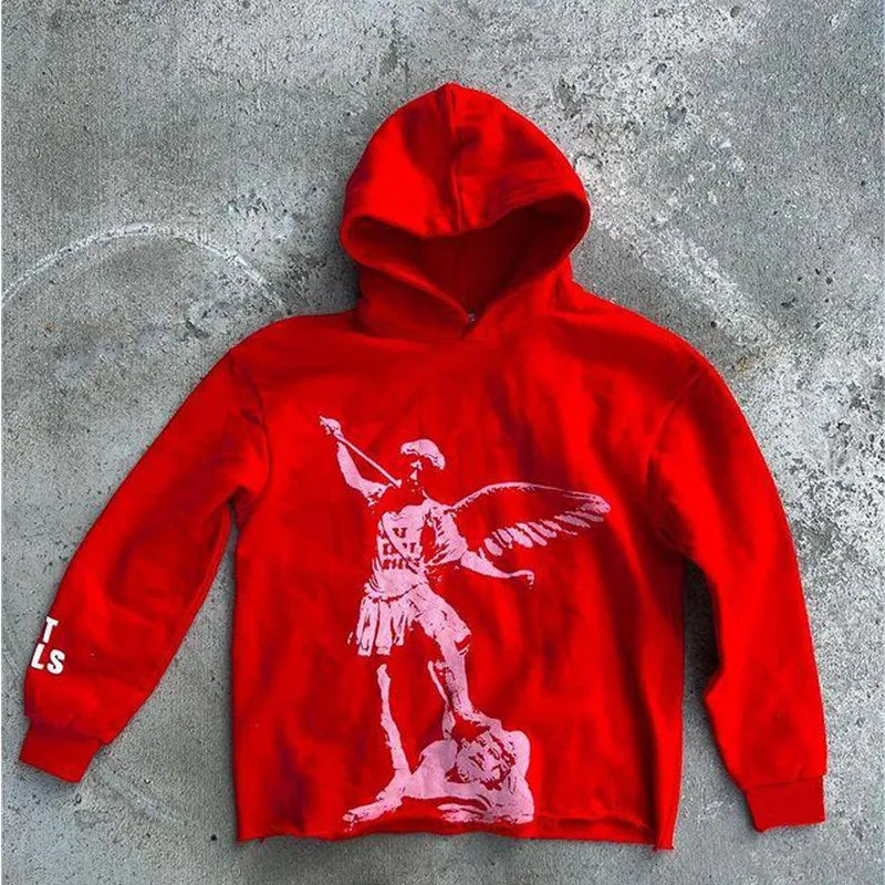 Streetwear Letter Text Hoodie