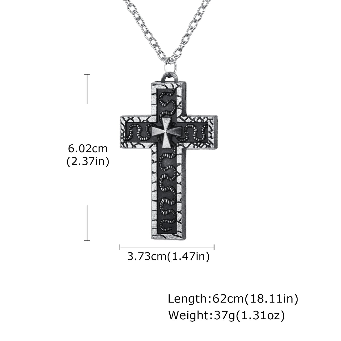 Openable Cross Pendant Necklace